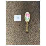 Antique brass porcelain brush