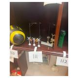 Lot of lined O gauge signs and lights