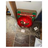 Vintage Paramount vinyl lighted Christmas wreath