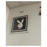 Vintage Playboy Bunny carnival prize mirror