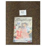 Vintage 1950ï¿½s Simplicity sewing book