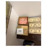Box of vintage mint in comic book figure