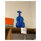Vintage cobalt blue guitar bottle / No C/C