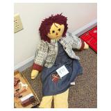 Vintage Raggedy Ann doll