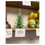 Vintage glass Christmas tree