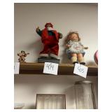 Vintage dancing Santa / working