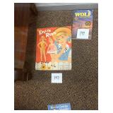 Vintage Evelyn Rudie paper doll book