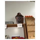 Vintage copper pumpkin lantern candle holder