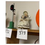 Vintage mother holding child music box