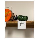 Vintage green rhino bottle / no C/C