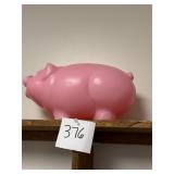 Vintage blow mold piggy bank