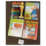 Lot of 4 vintage MAD magazines