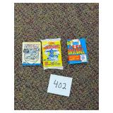 2 packs vintage unwrapped baseball cards