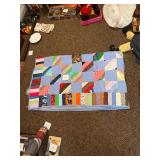 Vintage authentic made Queen size Amish quilt