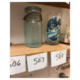 Antique 1800ï¿½s White Lightning canning jar