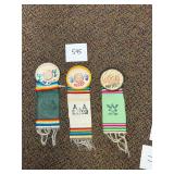 4 authentic miniature Mexican sombro souvenirs