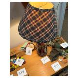 Vintage sewing spool lamp / working