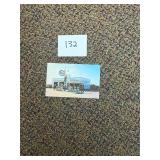 Vintage Esso gas station postcard