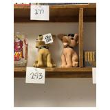 Pair of vintage Taco Bell dogs