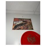 American flyer train erector set metal sign