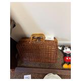 Vintage wicker case