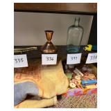 Vintage solid copper candle stick