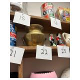 Vintage brass vase