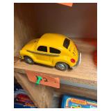 Vtg Metal Toy Volkswagen Beetle
