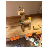 Rustic Twig Reindeer Figurine