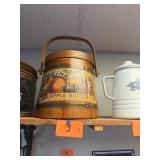 Vintage Heinz Apple Butter Wooden Bucket