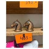Vtg Horse Head S+P Shakers