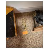 Vtg Brass Cherub Finial