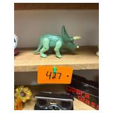 Vintage Plastic Triceratops Figure