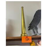 Vtg Brass Fire Hose Nozzle