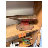 Vtg Cast Metal Bench Anvil