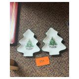 Vintage Salem Christmas Tree Dishes