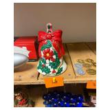 Vintage Ceramic Christmas Bell