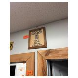 Vintage Tombstone Saloon Wall Sign