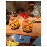 Vintage Plastic Pumpkin Wind-Up Toys