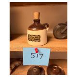 Vtg Stoneware Jug West Virginia