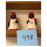 Vintage Ceramic Mammy Shakers