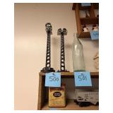 Vintage Model Train Signal Towers Pair