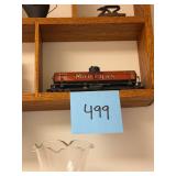 Vintage Mobilgas Model Train Tank Car