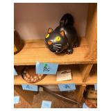 Vintage Black Cat Halloween Flashlight