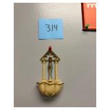 Vintage Religious Holy Water Tray