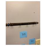 Primitive Cast Iron Wall Hook Rack