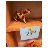 Vtg Tin Litho Wind-Up Dog Toy