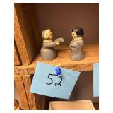 Cast Metal Pilgrim S+P Shakers