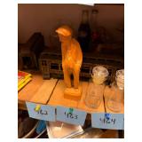 Vintage Paul E. Caron Hand-Carved Wood Figurine