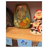 Vintage Easter Bunny Tin